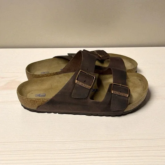 Birkenstock Arizona Men size 45 (12) Birkenstock Mens Size 12 Arizona Soft Footbed Suede Leather  main image 3